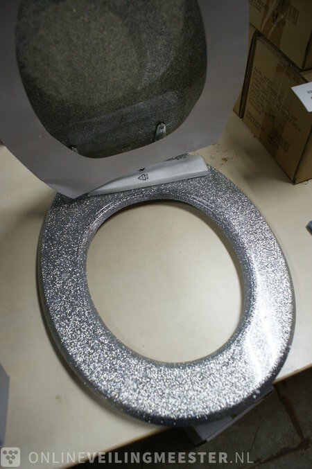 Jood Mortal Wees tevreden Toilet seat glitters » Onlineveilingmeester.nl