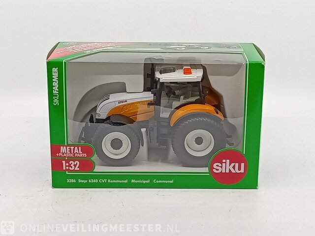 TRACTEUR STEYR 6240 CVT Communal 3286 SIKU 1/32