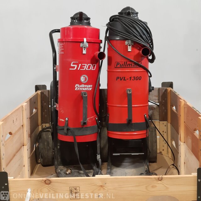 2x Construction vacuum cleaner Pullman, o.a. PVL-1300